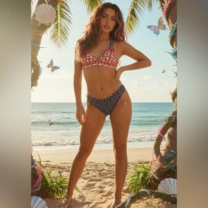 Lucky brand y2k Deadstock swimsuit size small/medium see description